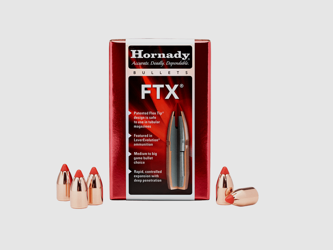 .308 Hornady FTX Proiettile 10.4g / 160grs. (.30-30 Win.) 100 pz., immagine 2 di 3