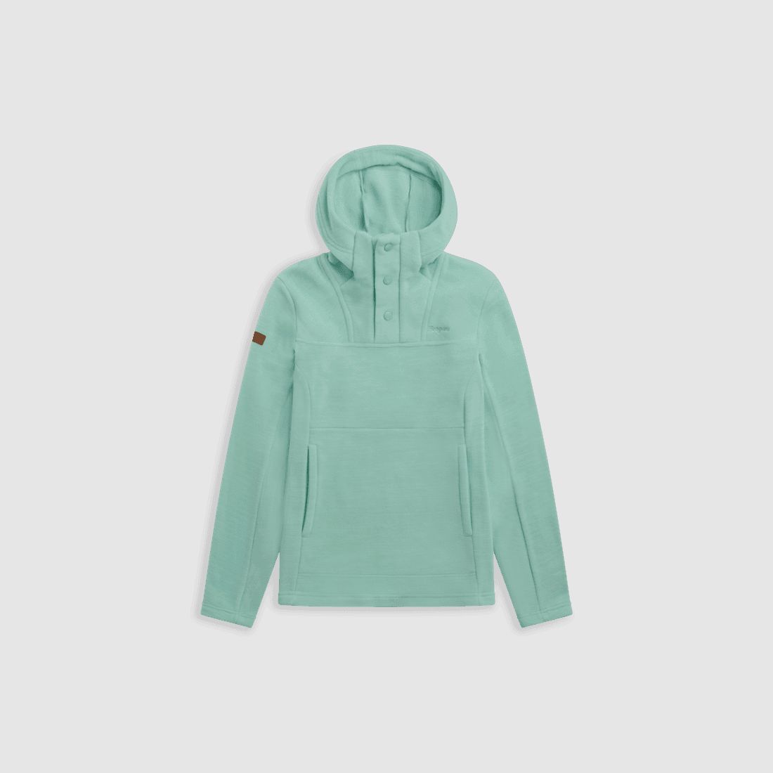 Bergans Hareid Fleece Hoodie Women Mint Crush M