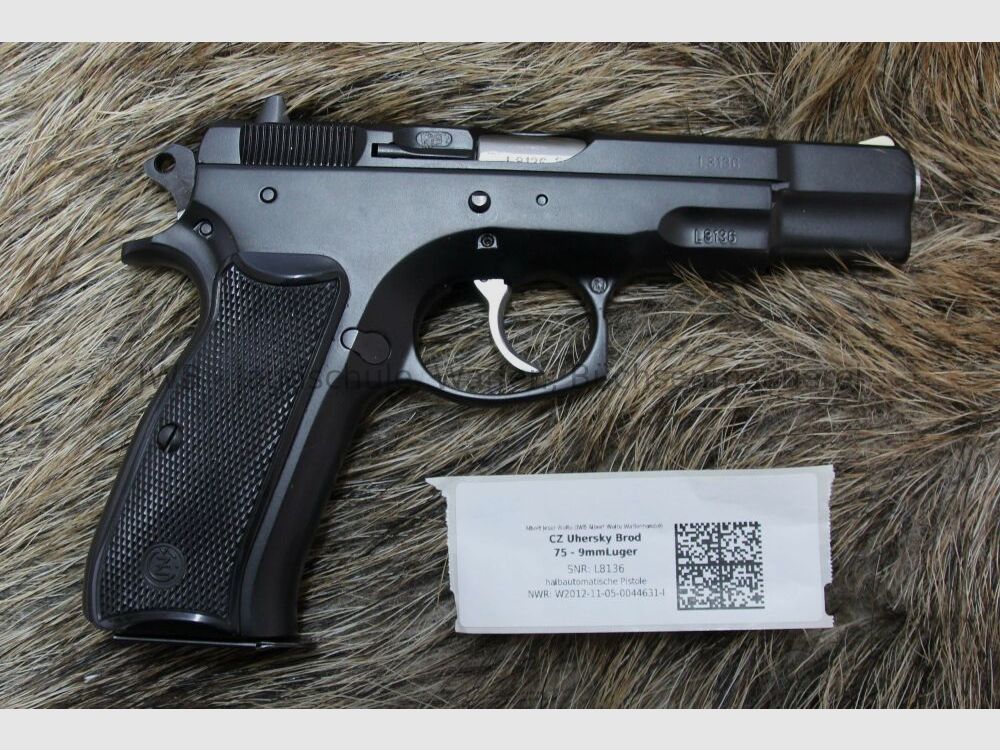 CZ Uhersky Brod 75 9mmLuger