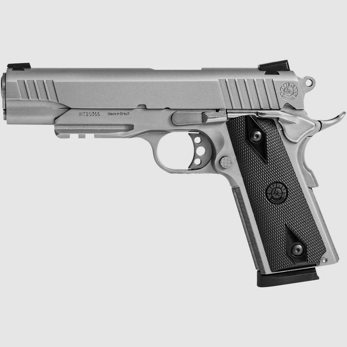 Taurus Pistole PT 1911 mit Picatinny-Schiene – Stainless Steel Matt