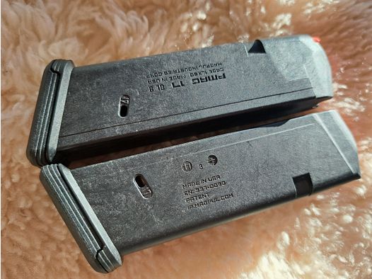 2 magazines MAGPUL MAG546-BLK PMAG 17 GL9 Glock 17 en excellent état