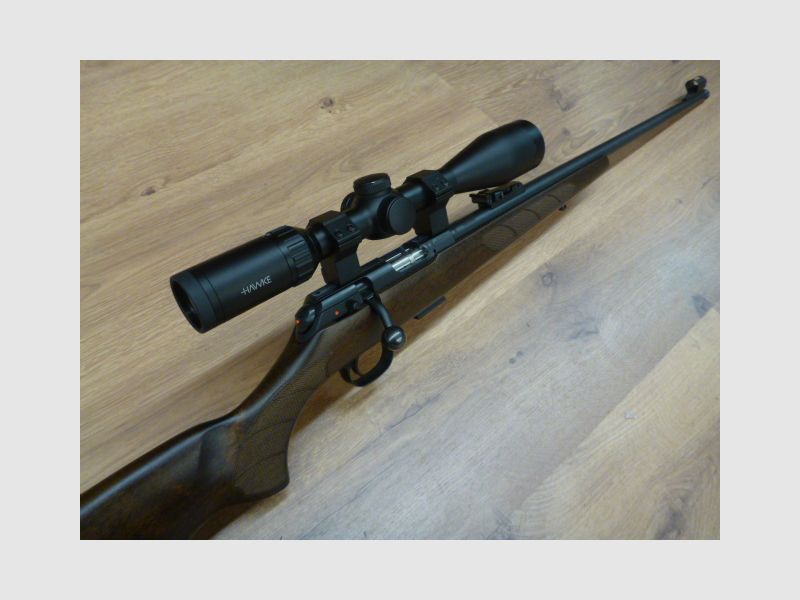 Kit CZ 457 Luxe + Cannocchiale HAWKE VANTAGE SF 4-16X44 Half mil dot + Valigetta di trasporto, immagine 3 di 7