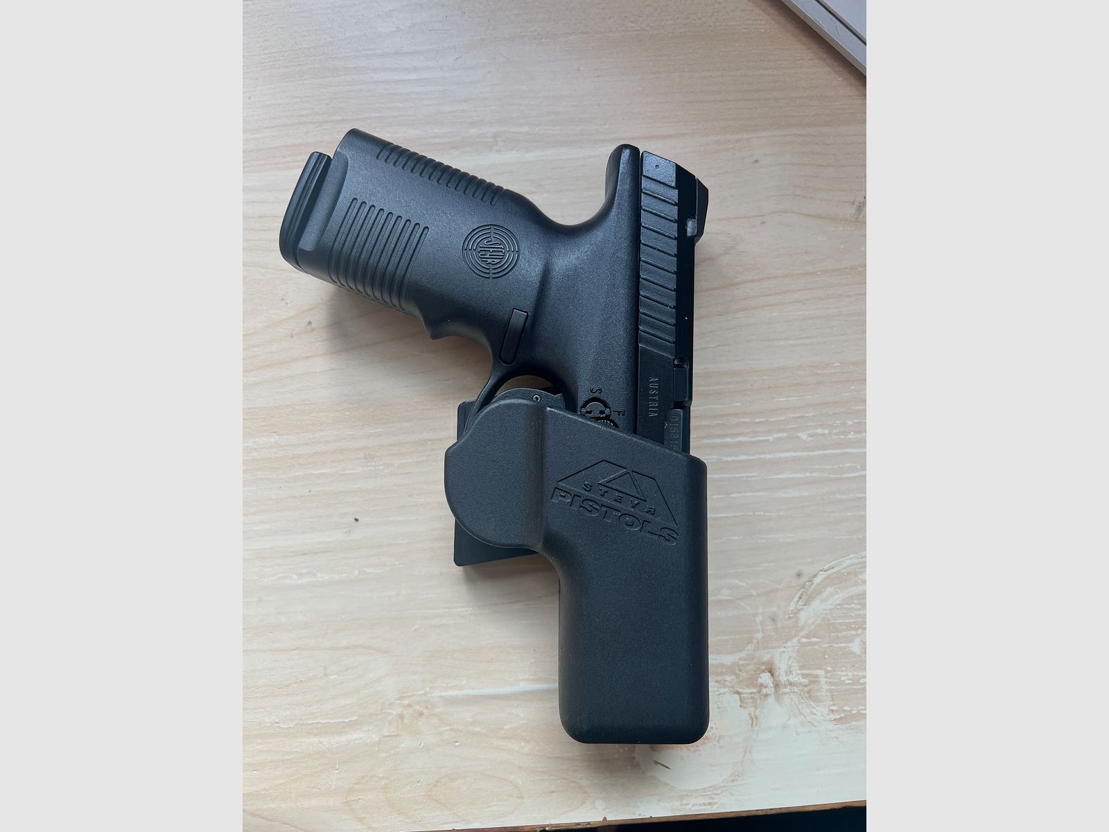 Original Steyr M9 Holster – schonendes Softmaterial – Alternative zu Blackhawk, Safariland, G‑Code – kein Kydex, Bild 1 von 3