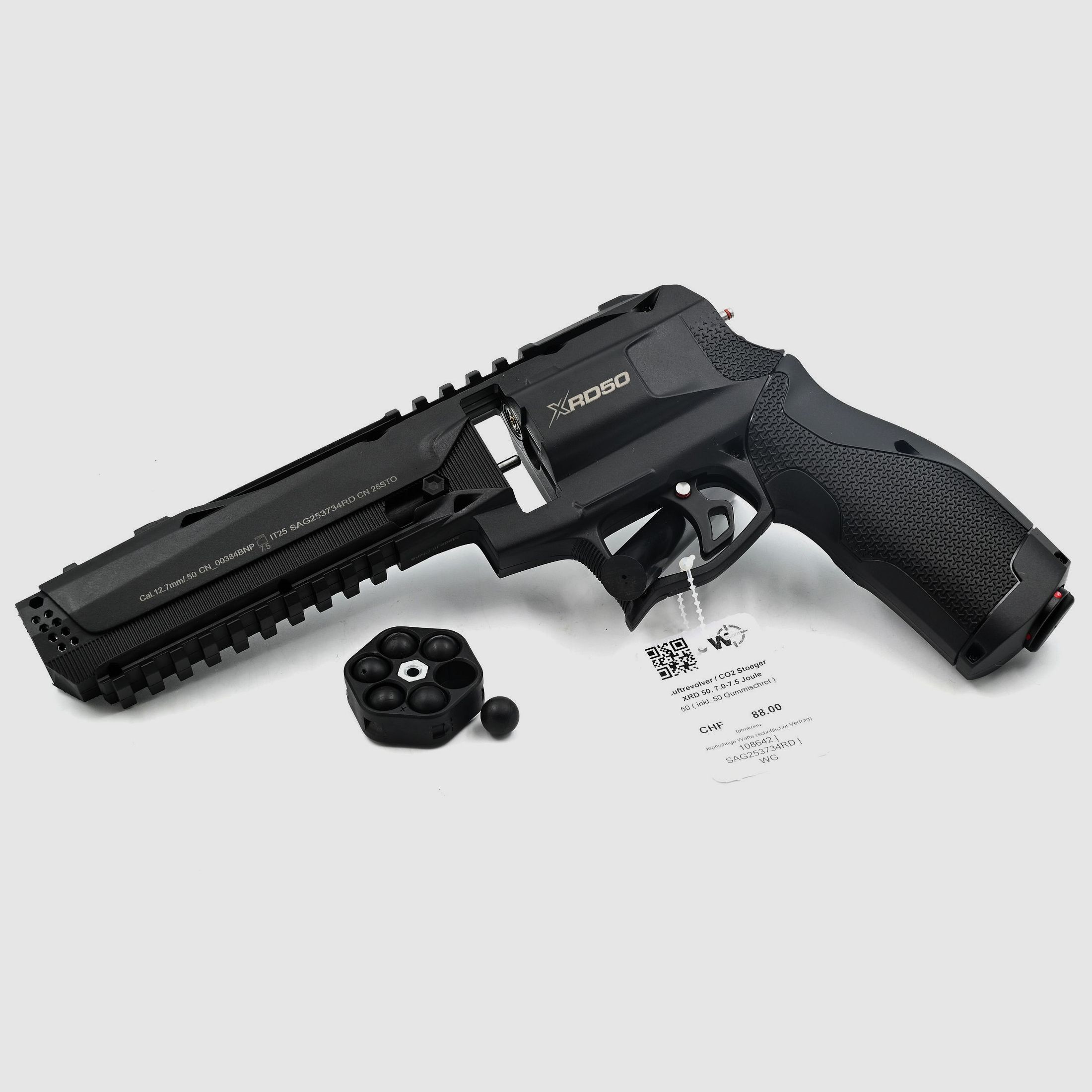 CO2 Revolver Stoeger XRD 50, 7.0-7.5 Joule, 12.7mm, 7.0-7.5 Joule, Bild 1 von 2