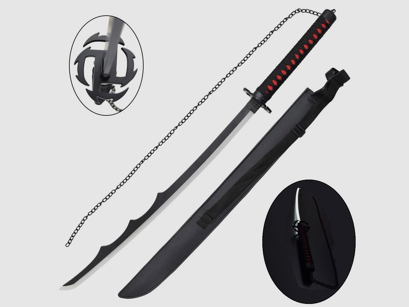 Katana LED Lichtschwert Bleach Tensa Zangetsu