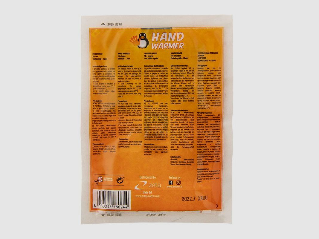 ONLY HOT® Handwärmer Taschenwärmer Wärmepad 1 Paar /2 Stück