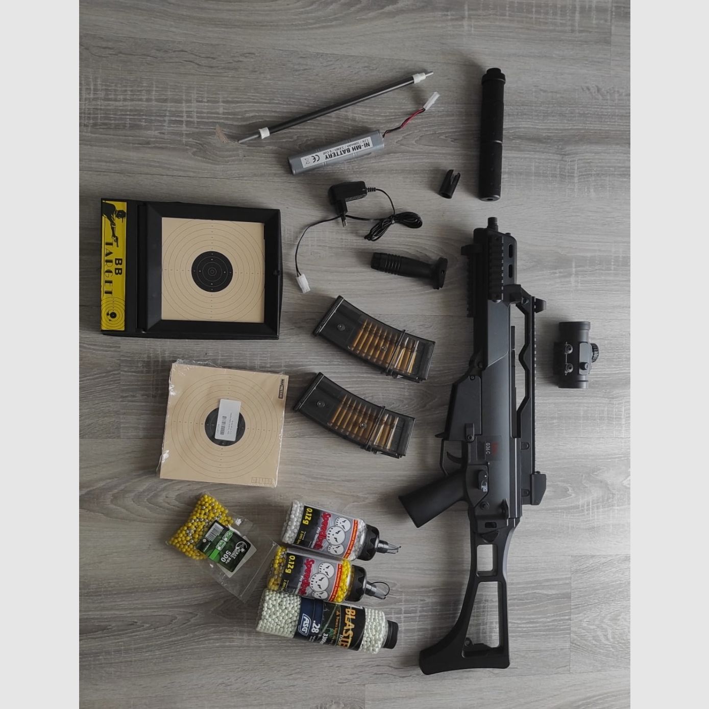 Heckler Koch G36C (M85) AEG Airsoft inkl. Zubehör Neu