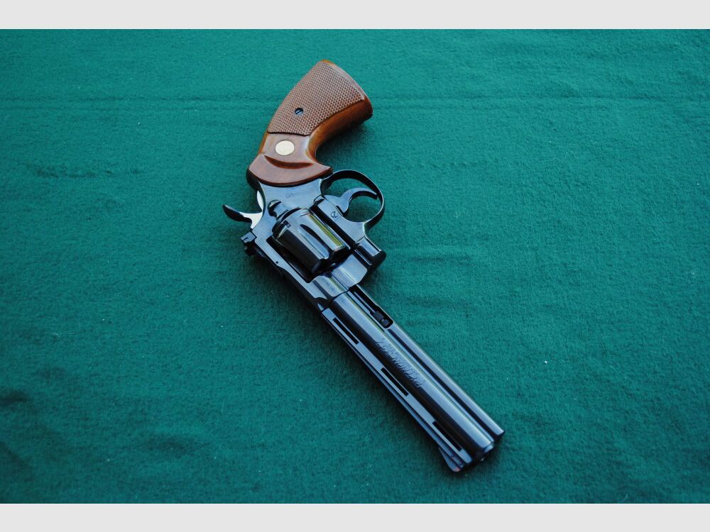 Colt Python, proof 74, 6" barrel length, original grips, unfired