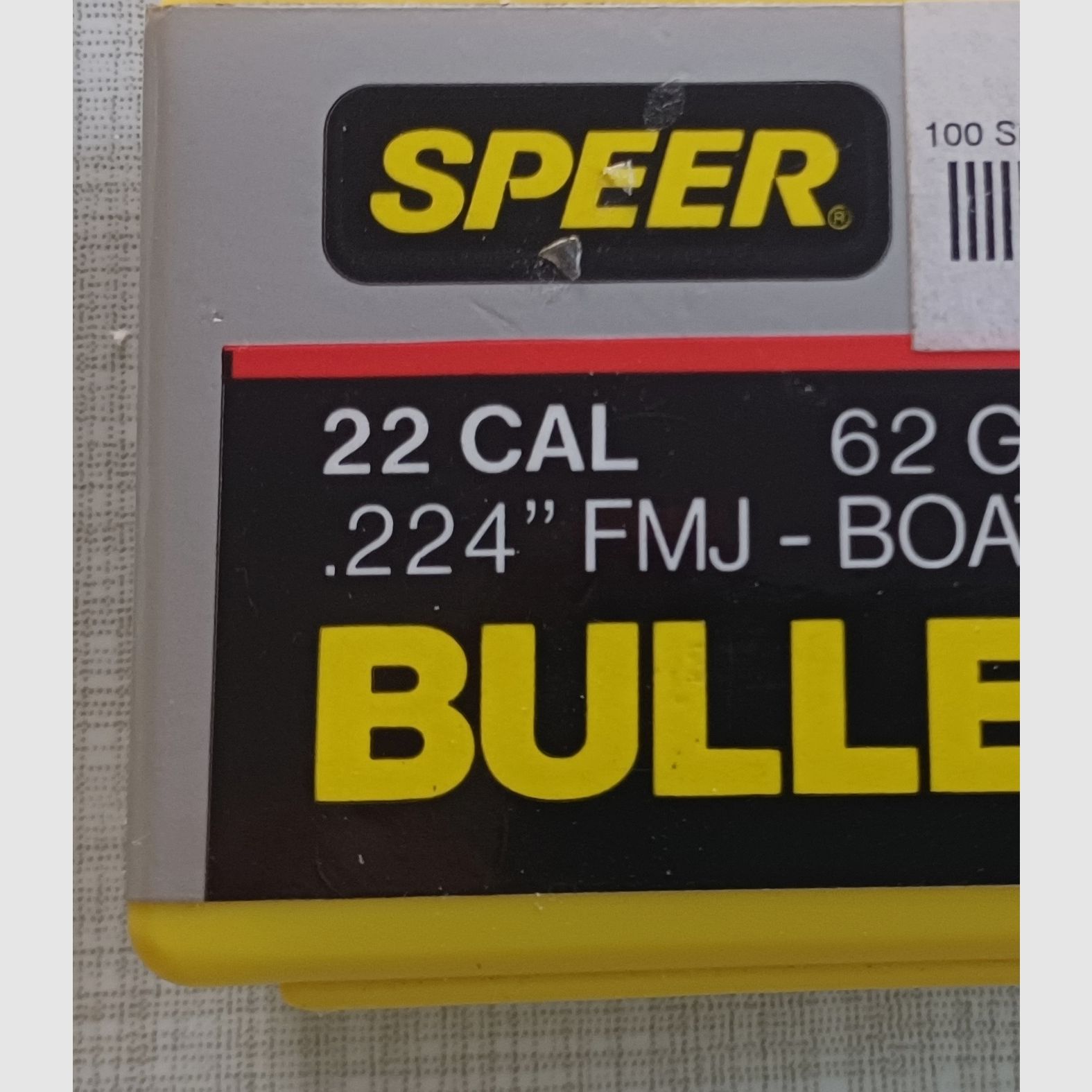 .224 Geschoss .62 Grains Speer