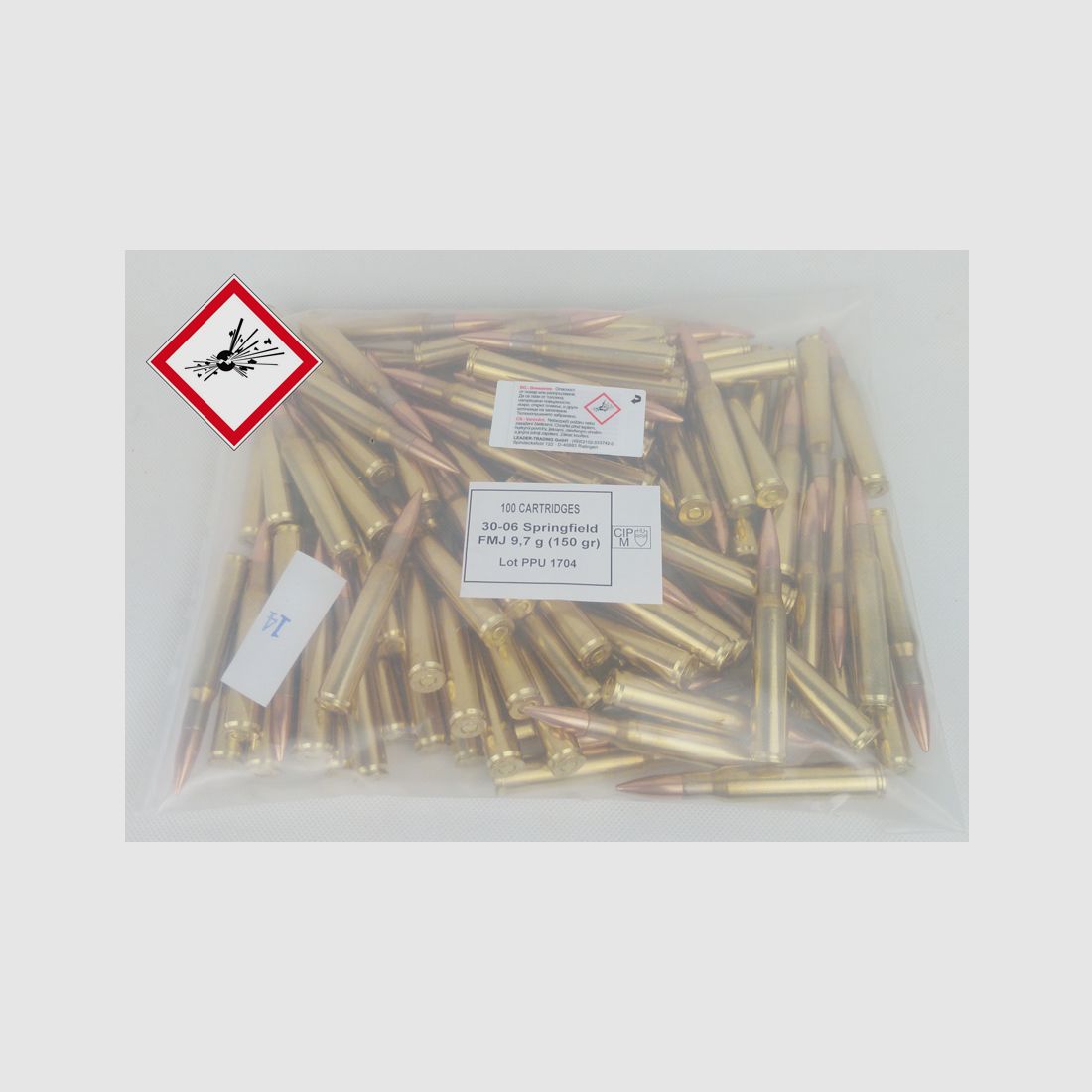 PPU Büchsenpatrone .30-06 9,7g - 150grs VM/FMJ