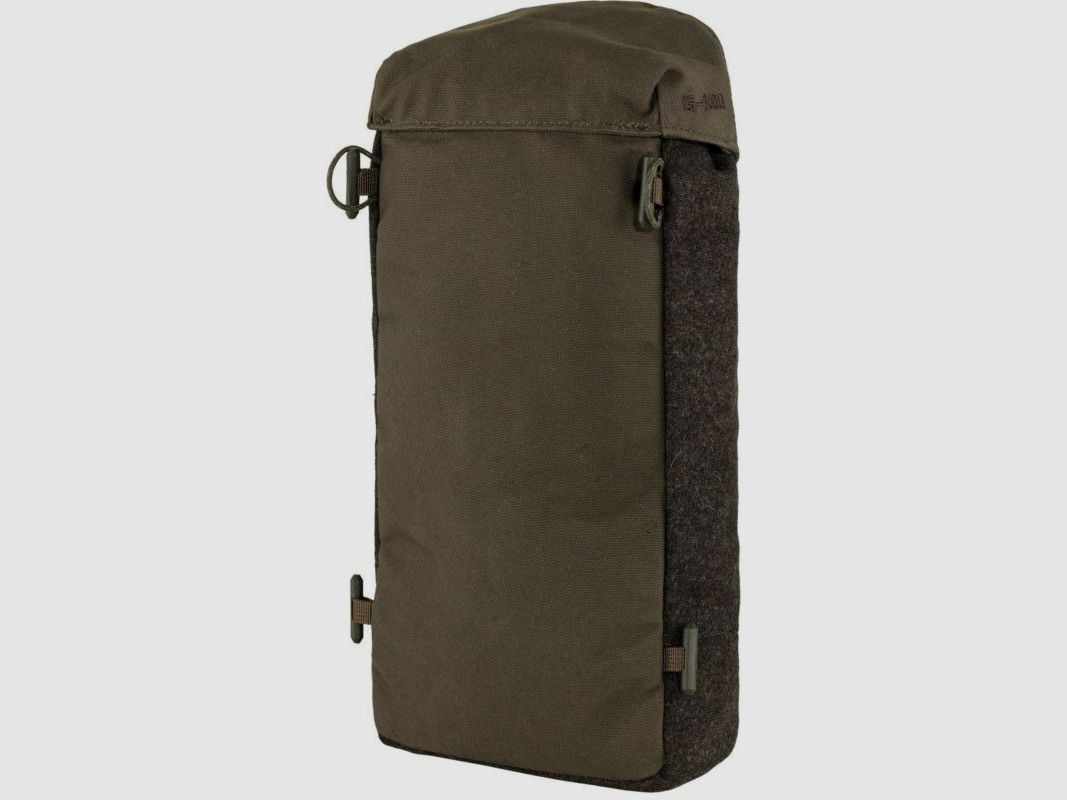 Fjällräven Seitentasche Värmland Wool Side Pocket | dark olive/brown, Bild 4 von 8