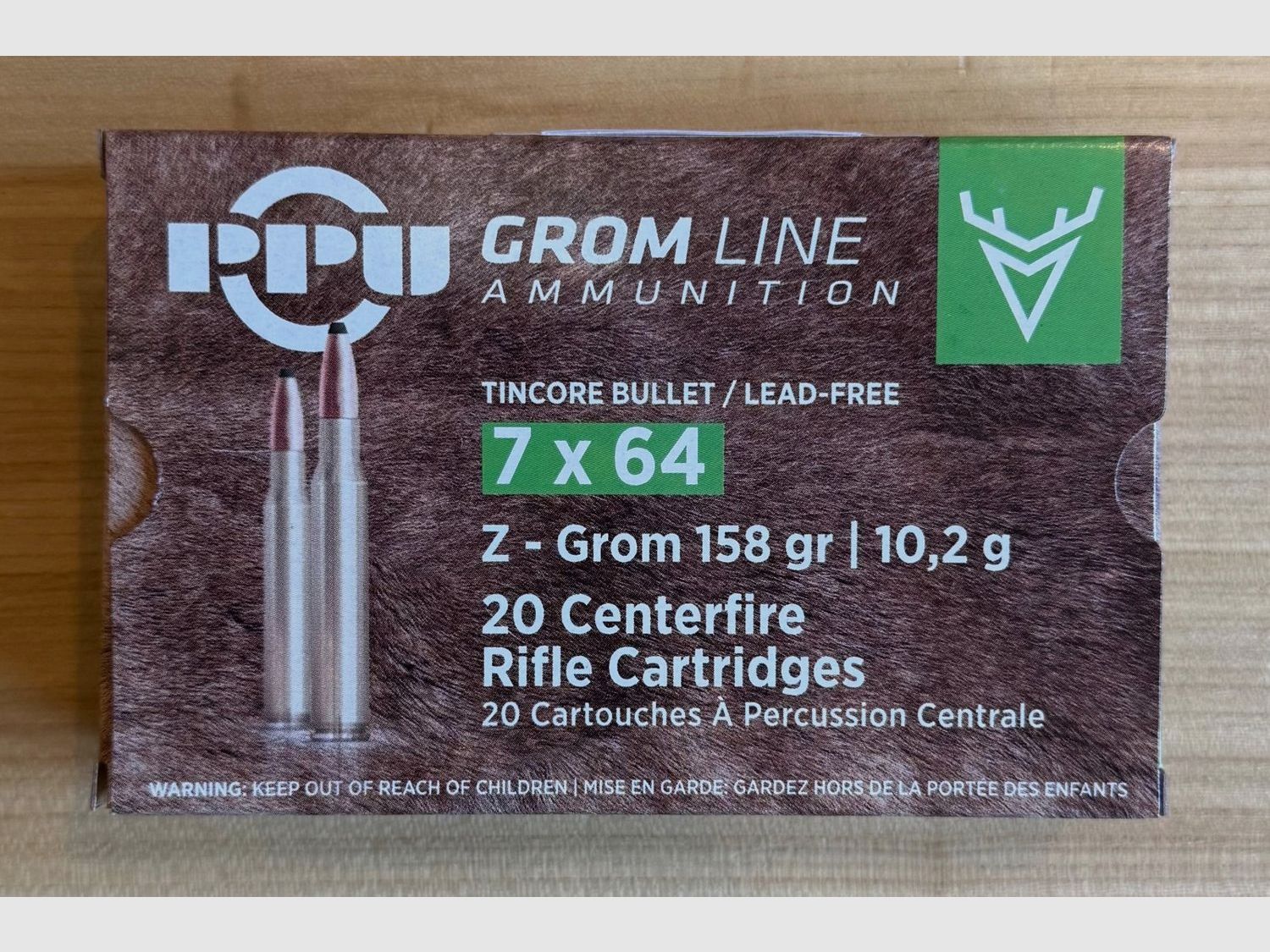 PPU Grom Line - bleifrei - Kal. 7x64 - 10,2g - 158gr