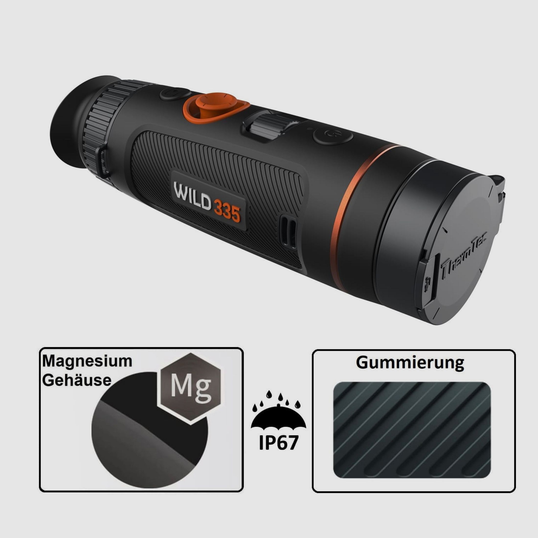 ThermTec WILD 335 35mm Linse 18 mk 384x288 Wärmebildkamera