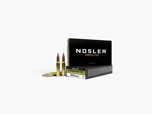 MUNITION NOSLER KAL. 308 168GR CC HPBT X20