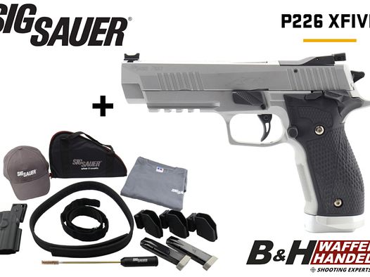 Neu: Sig Sauer P226 X-Five Supermatch 9mm mit IPSC Champions-Package Pistole X5 X-5 Super Match