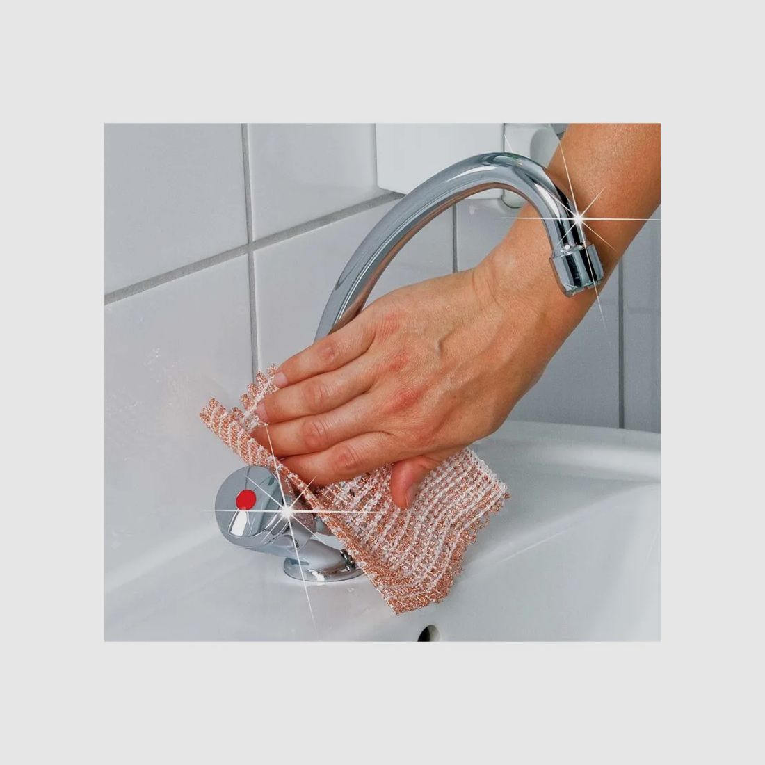 Kupfertücher Set von 3 für Kalk und Armaturen, Bild 2 von 5
