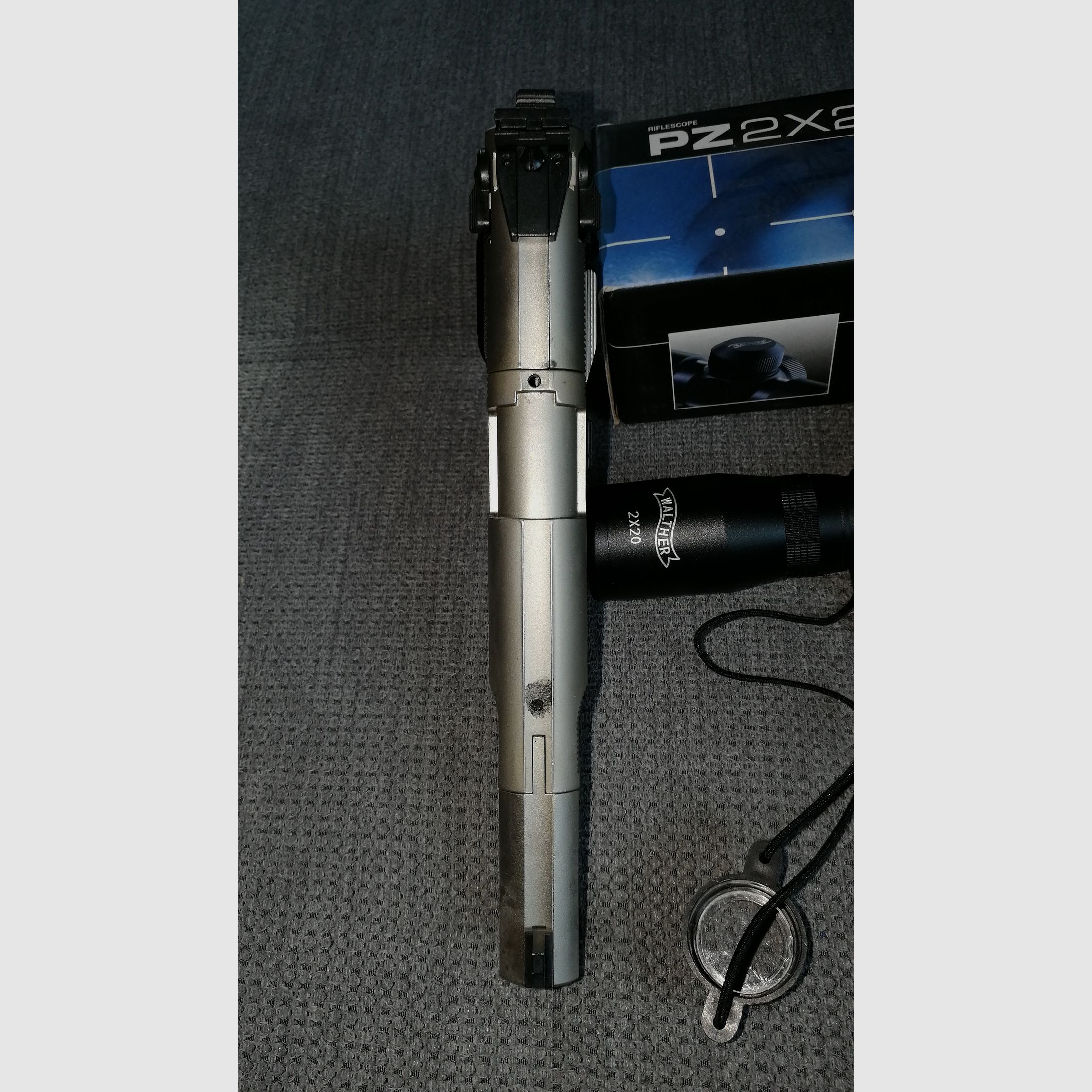 Walther Luftpistole CP 88 silber