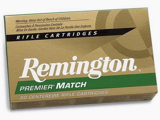 Büchsenmunition REMINGTON PREMIER MATCH – 308 Win. – 168 grains
