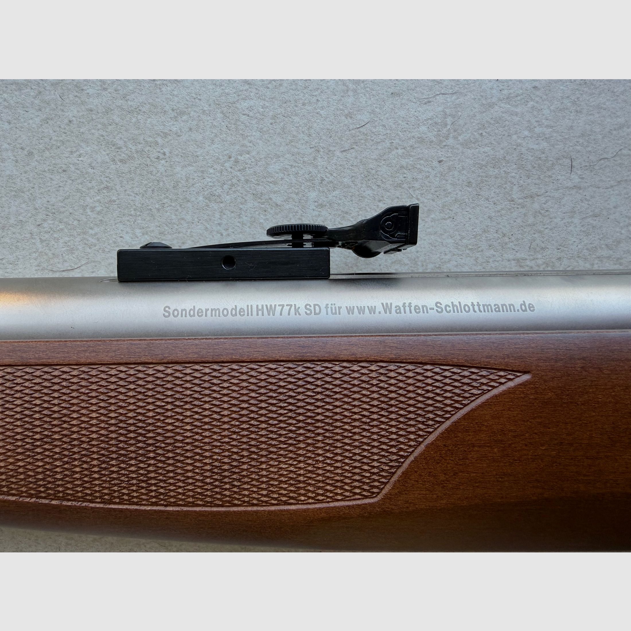 Weihrauch HW77 K SD Sondermodell Kal. 4,5 mm (.177) – Neuzustand mit Original Schalldämpfer
