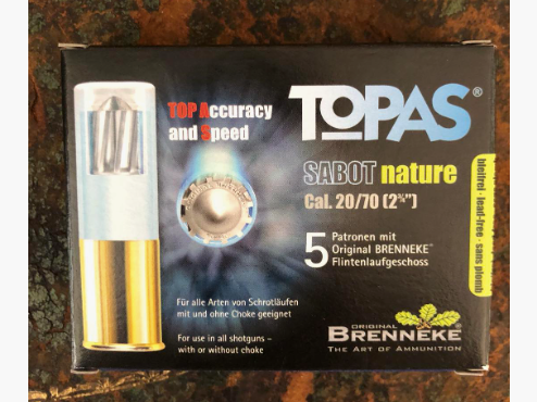 16/70 Topas Sabot Nature 17 g / 262 gr