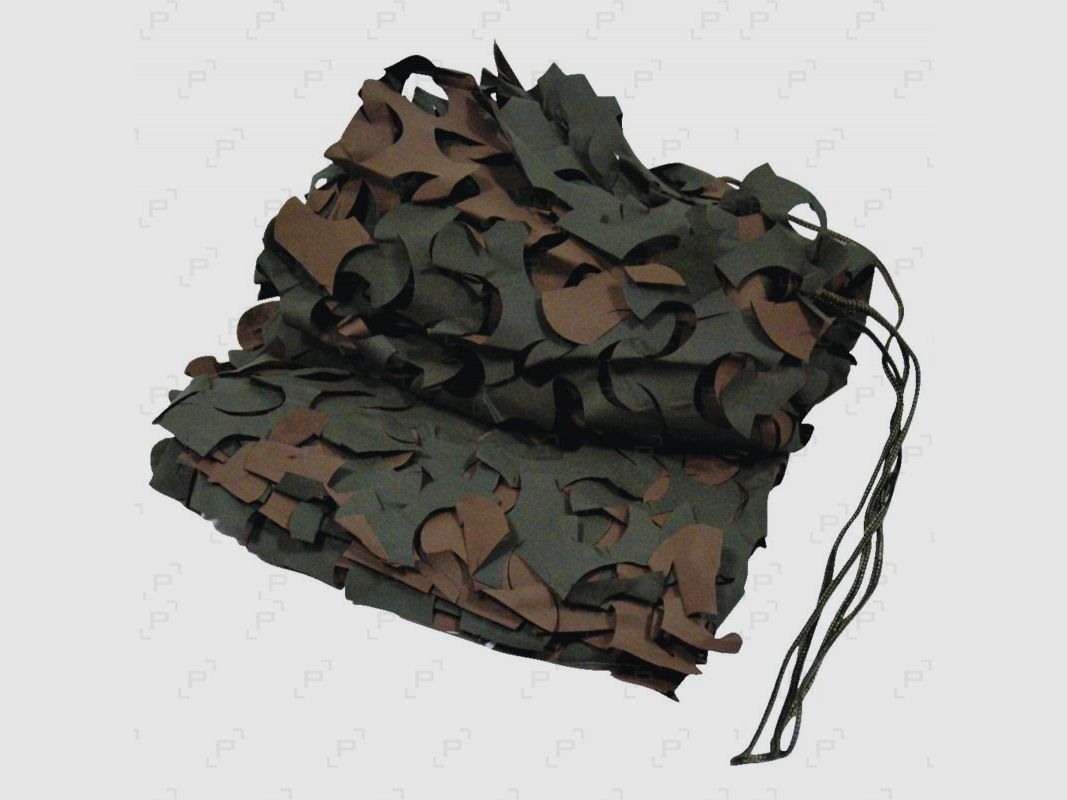 Tarnnetz grün und braun für Treibjagd oder Ansitz 3x1,4m, Bild 1 von 2
