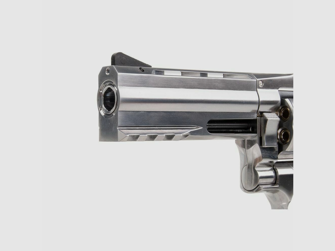 Dan Wesson 715 4" .177 Zilver 4,5mm Luchtdruk Co2