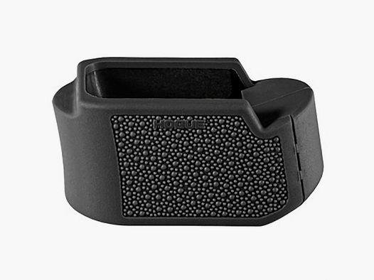 HOGUE OVERMOLDED® Extensión de empuñadura para cargadores Glock 19/26 9mm 10/15 cartuchos (negro)