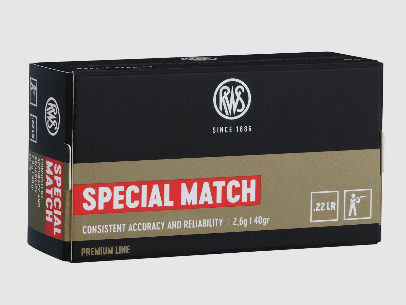 RWS .22lr Special Match 2,6g - 40gr.