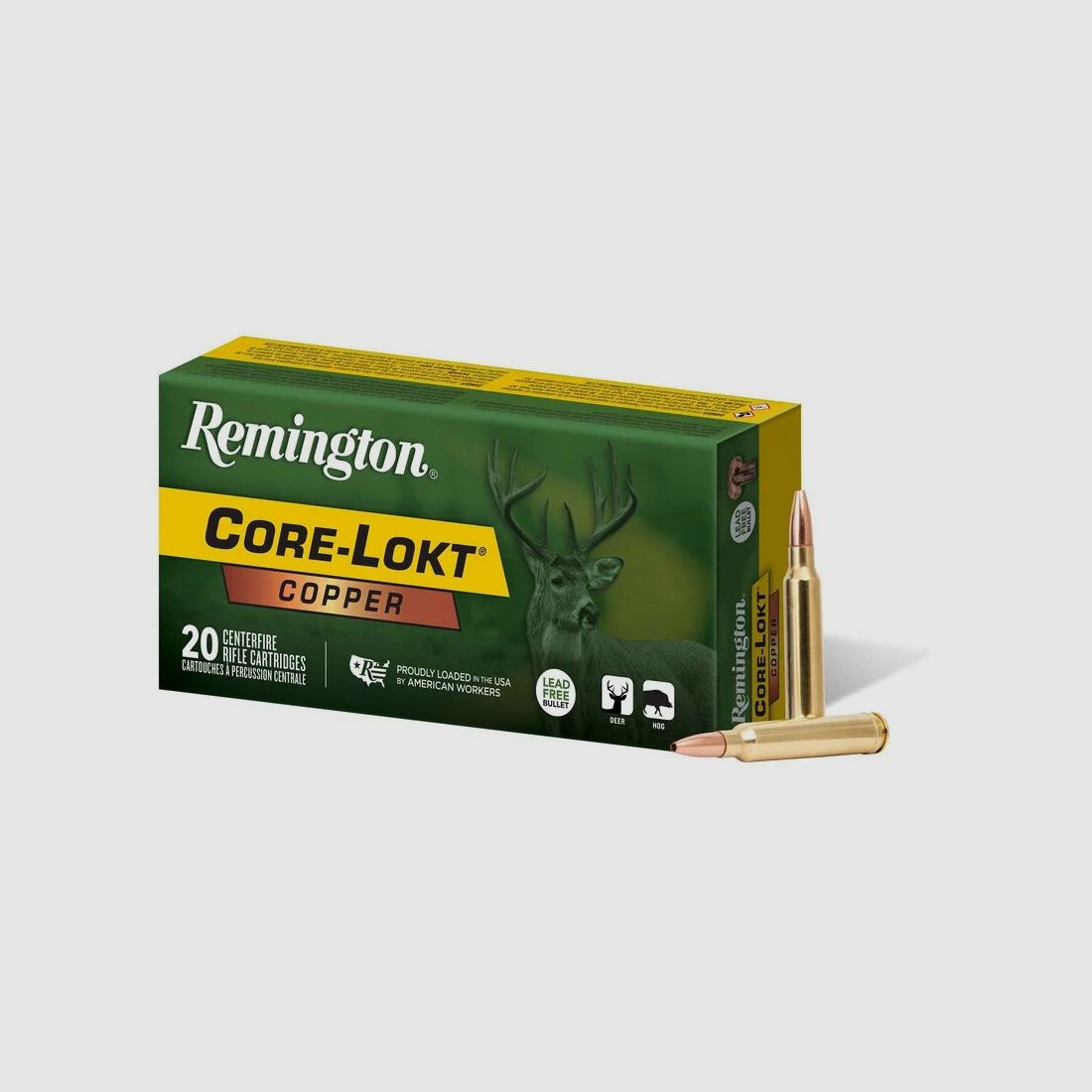 Remington Core-Lokt Copper .300 Win. Mag. 180GR HP 20 Patronen
