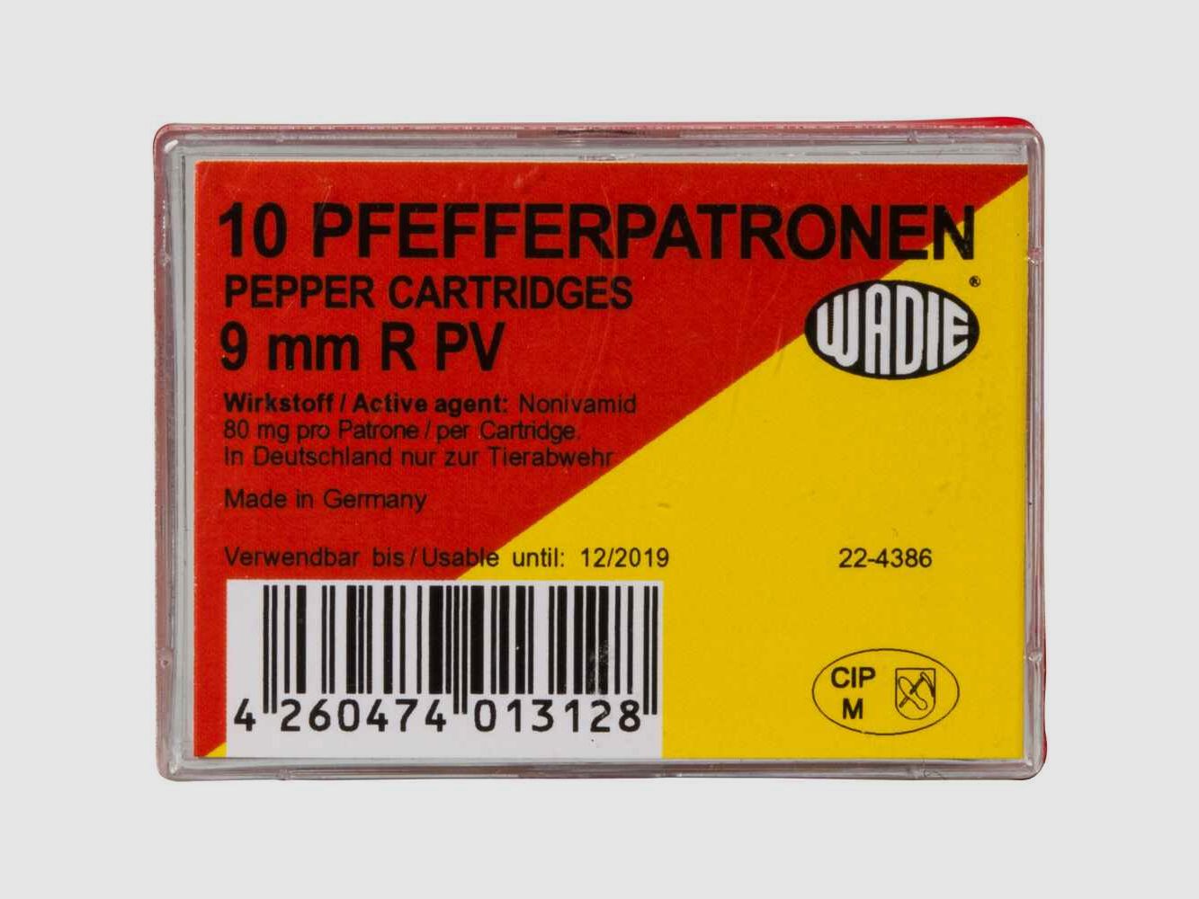 Pfefferpatronen 9mm R Wadie