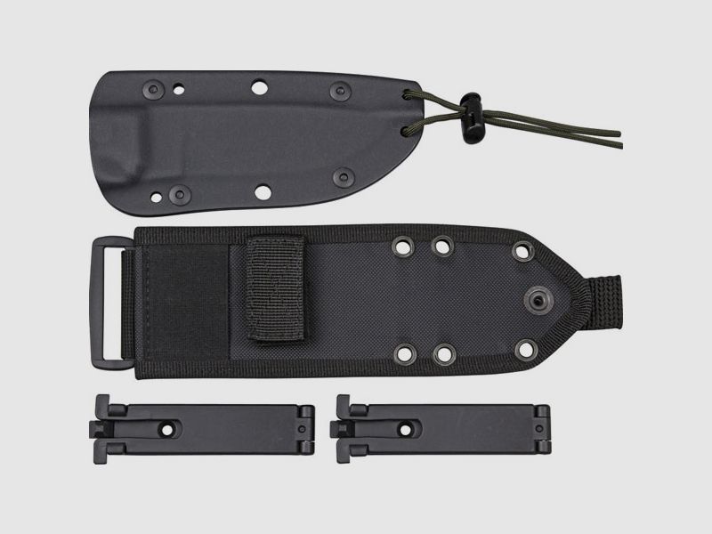 Esee Modell 4, glatte Schneide mit Kydexscheide, MOLLE