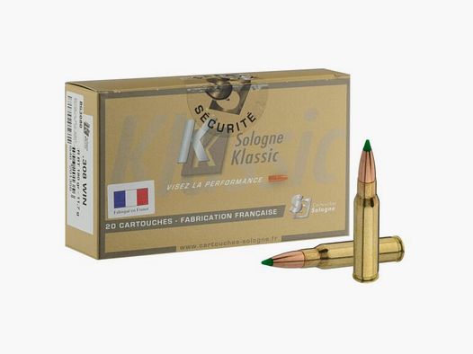 Hunting Bullets Sologne Klassic Caliber 308 Win Nosler Ballistic Tip