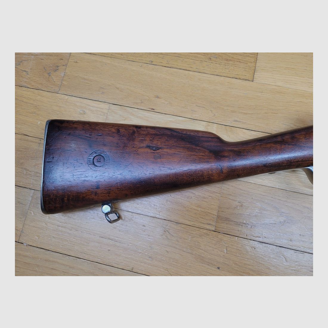 Superbe Fusil Chassepot mdle 1866 – 2ième Type – Fabrication février 1872 – Châtellerault – Mono-matricule intégral sauf baguette – Macaron lisible – Magnifique canon – État premium – TBE++, image 3 sur 33