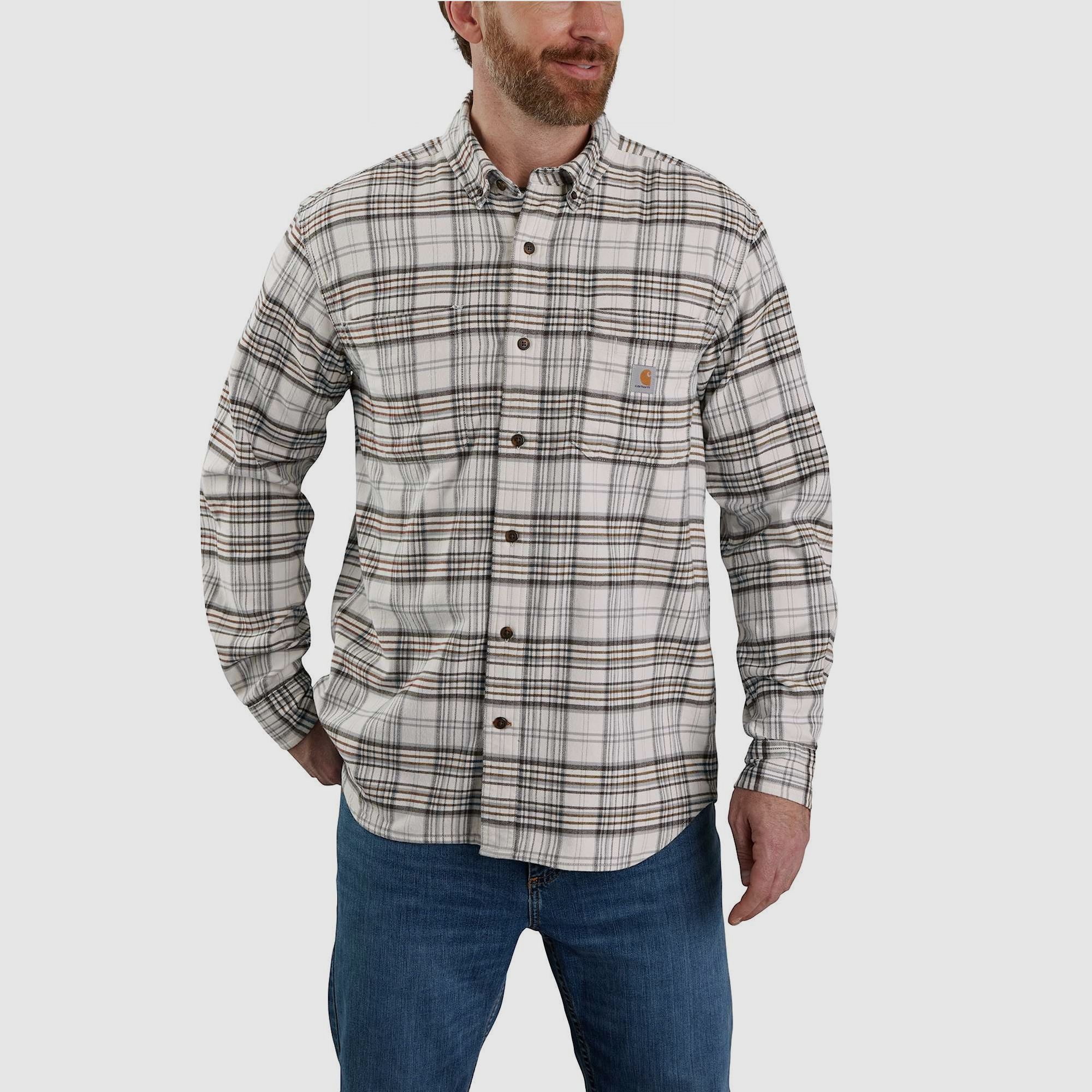 Carhartt Midweight Flannel Shirt Men's Malt - XXL