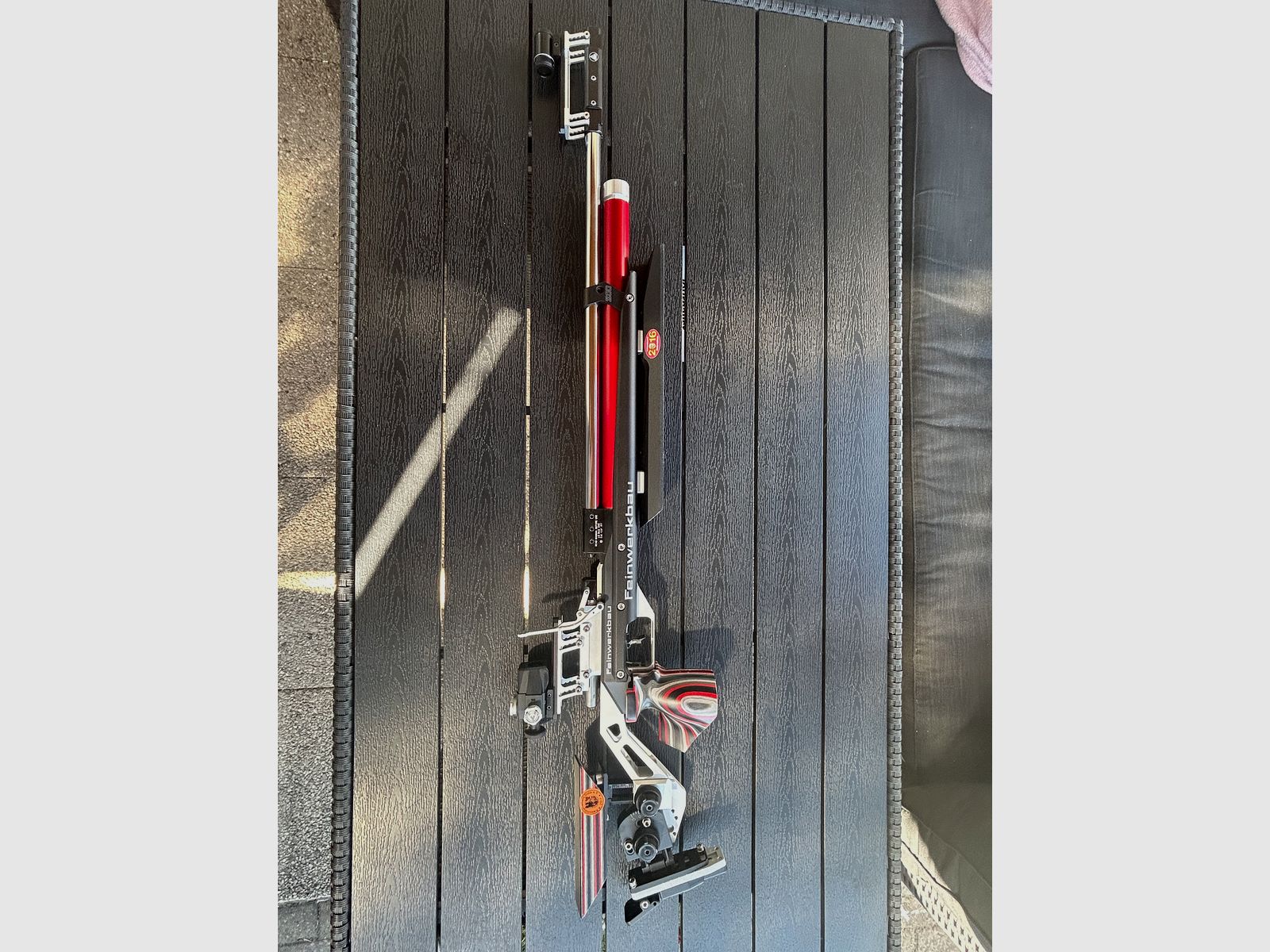 Feinwerkbau 800 Alu, muy buen estado, con accesorios