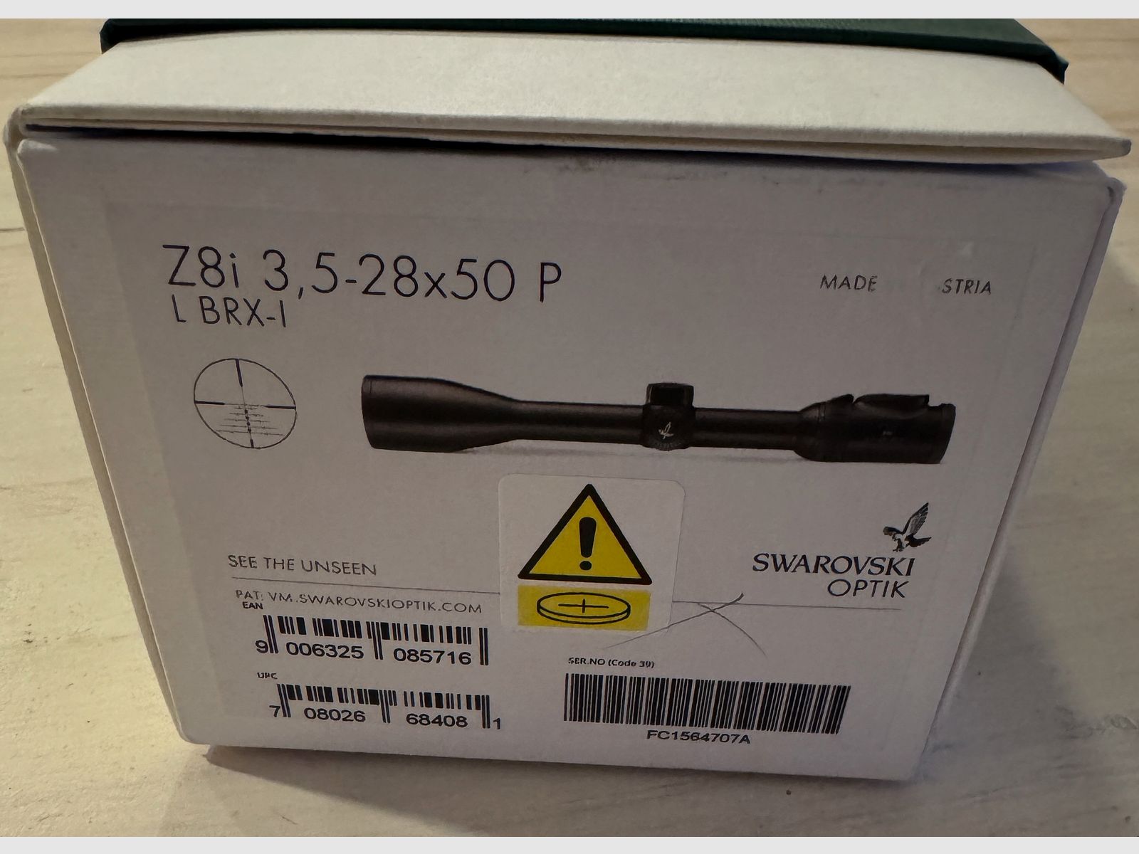 Swarovski Z8i 3,5-28x50 P