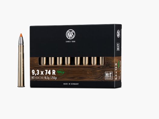 RWS 9.3X74 R HIT 16.2g 250grs