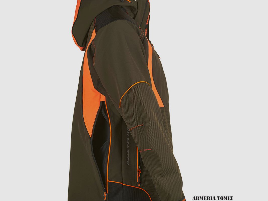 UNIVERS – JACKE X PRO MASTER U-TEX GRÜN/ORANGE, Bild 5 von 5