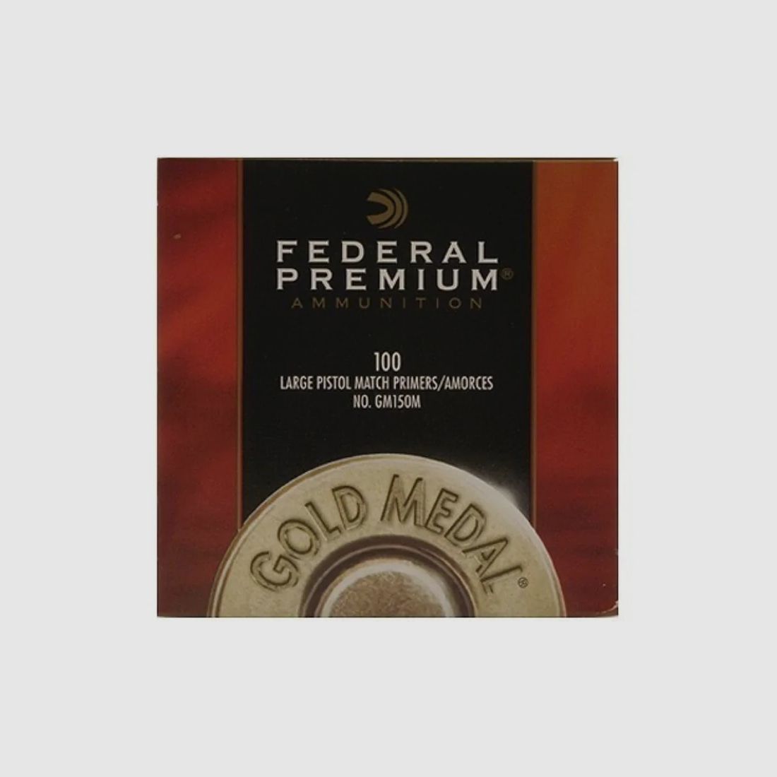Federal Zündhütchen GM150M Large Pistol Match 100 Stück