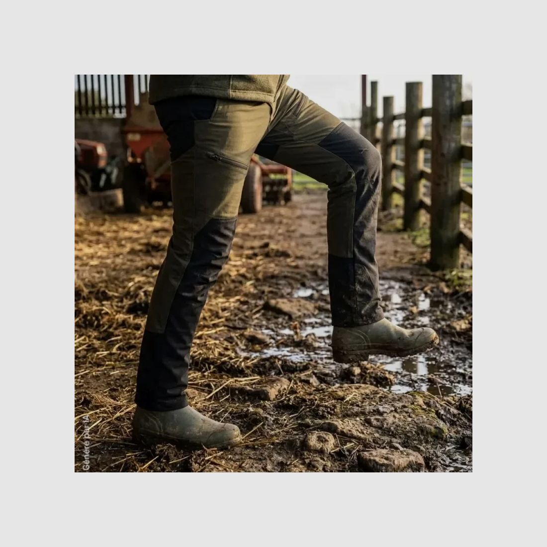 Somlys Flex Light Stretchhose grün 4-Wege für warmes Wetter, Bild 1 von 4