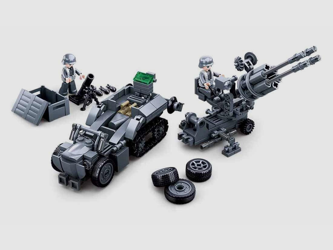 Sluban WWII - German Army 4 in 1
