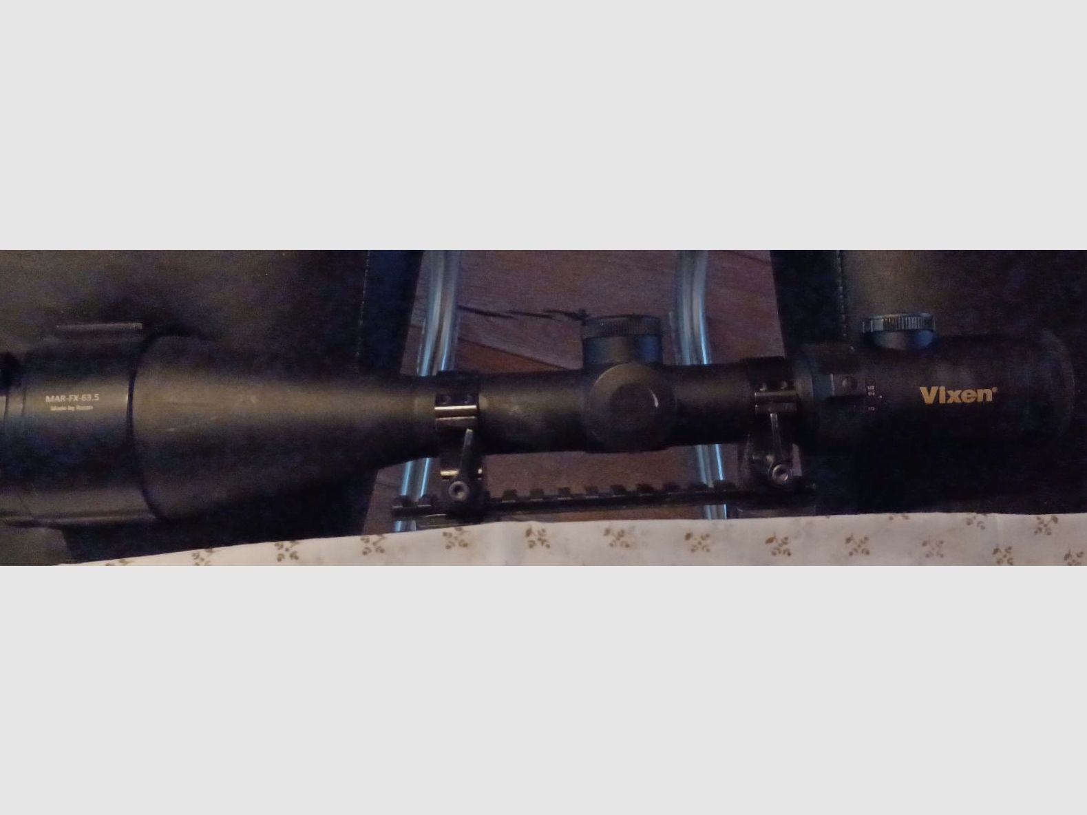 Tikka T3x CTR Edelstahl .Vixen 2.5-10x56 4A Leuchtpunkt Zielfernrohr; u. Schalli