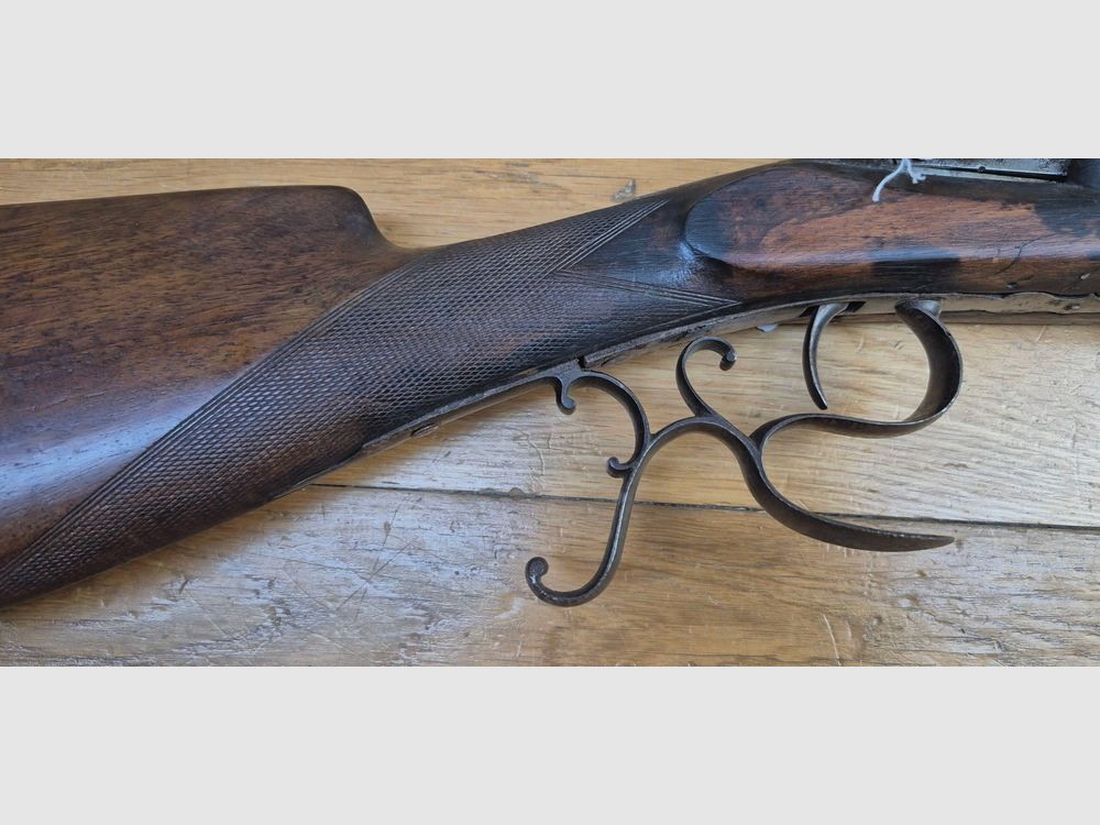 Belgian precision rifle turn of the century (20th! -circa 1900) — Warnant system — Cal. 6mm Flobert — Liège artisan – Stock broken/repaired but very sound -Mechanics and barrel impeccable – EM, image 4 of 37