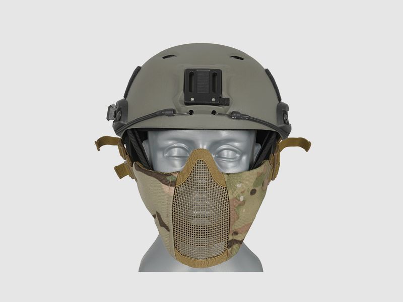 Half Face Mesh Mask 2.0 (Fast Helmet Version) - Multicamo [PJ]