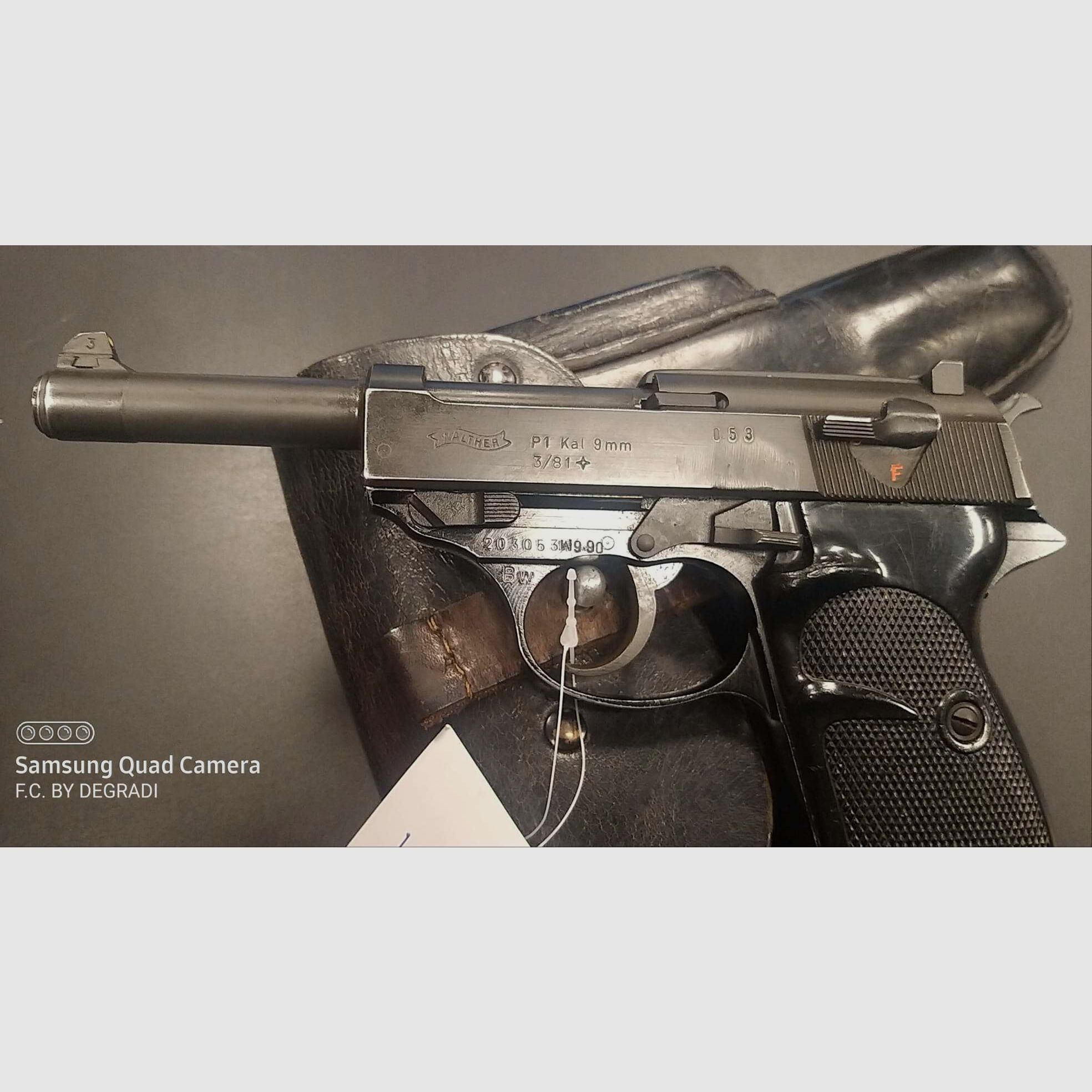 WALTHER MOD. P1 CALIBER 9X21, image 2 of 3