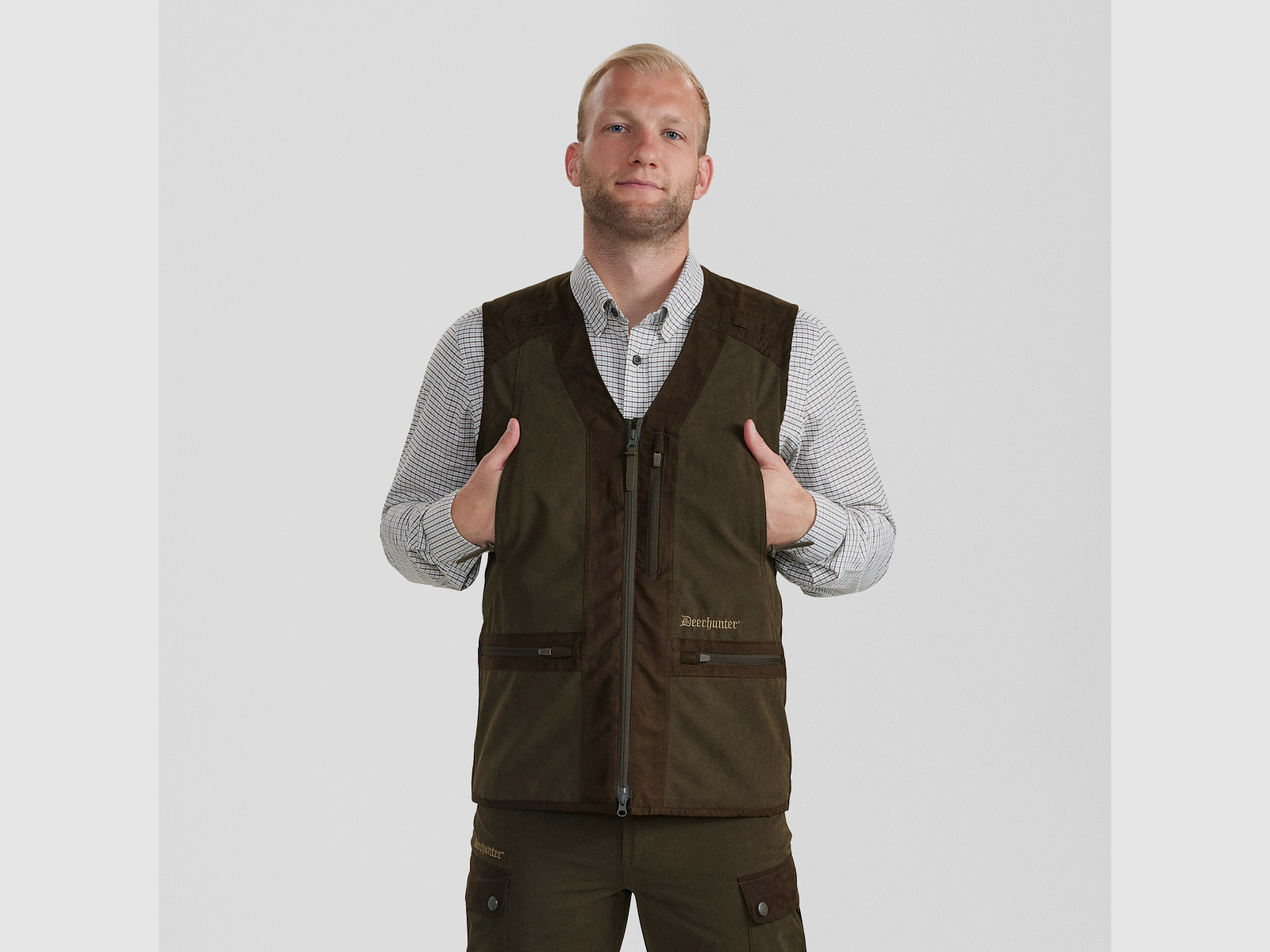Deerhunter Eagle Waistcoat Male Tarmac Green 4XL