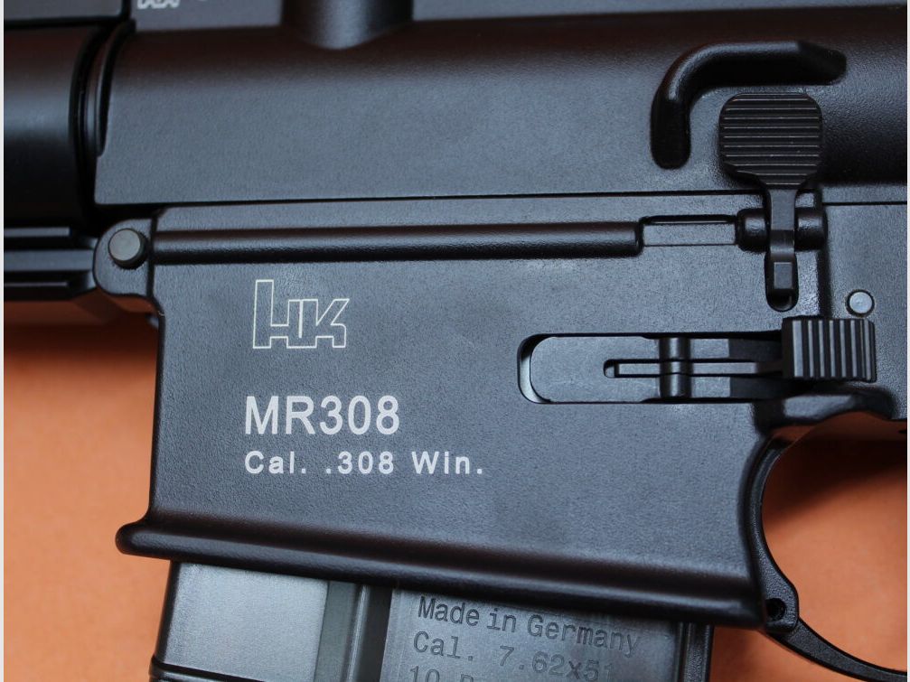 Heckler&Koch Ha.Büchse .308Win Heckler&Koch/H&K MR308 A3 20" Lauf Schwarz HKey, Gas-Piston-System HK417/G28