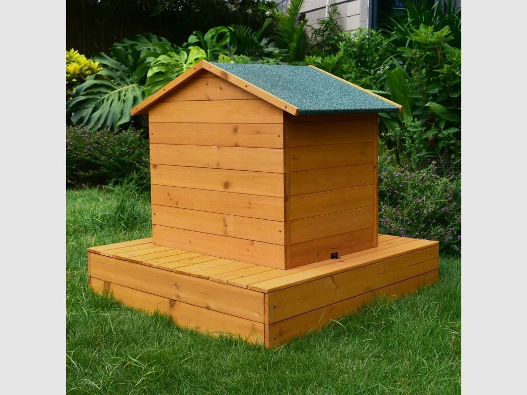 3 Drijvende Houten Nestkasten - 72 x 49 x 58 cm, afbeelding 4 van 6