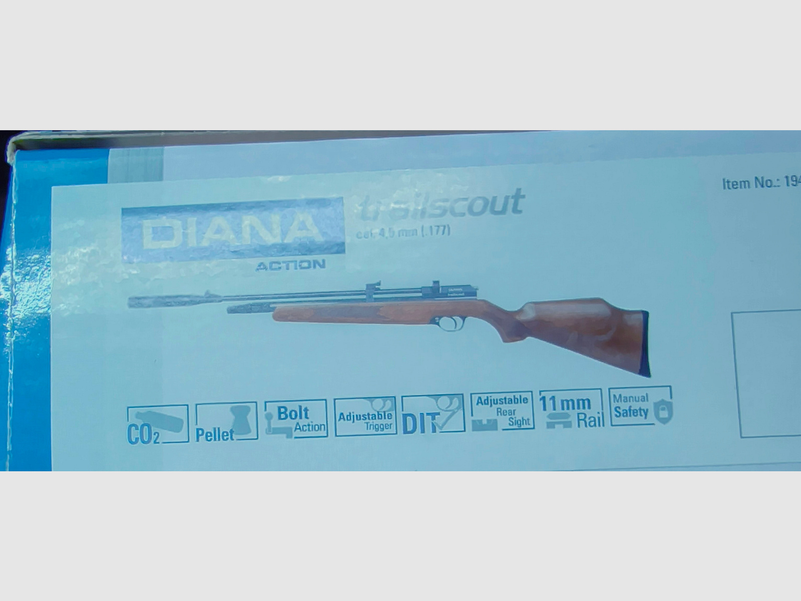 Diana Trailscout Wood Co2-Gewehr 4,5 mm Diabolo