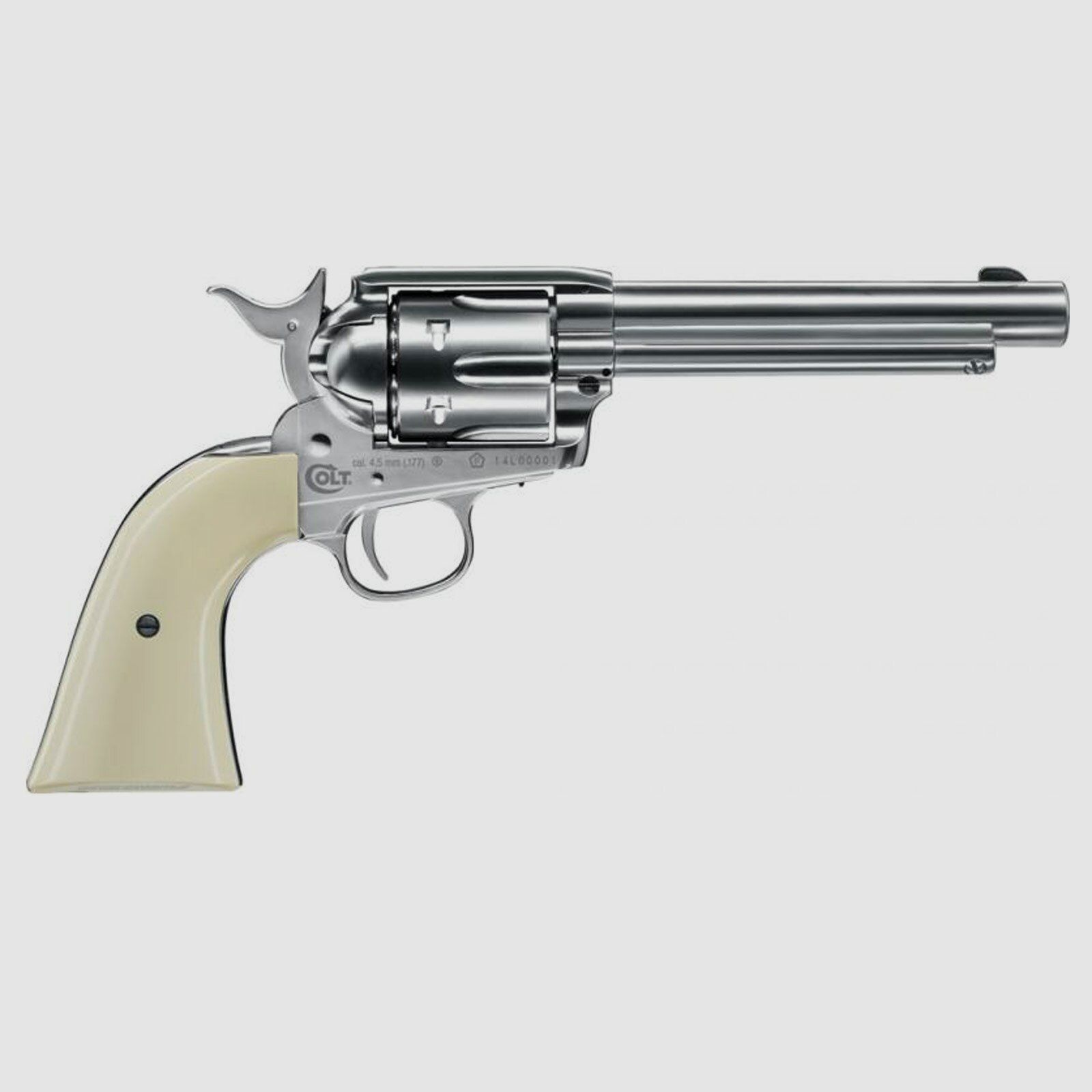 Kofferset Colt Single Action Army® 45 nickel Co2-Revolver Kaliber 4,5 mm BB (P18)